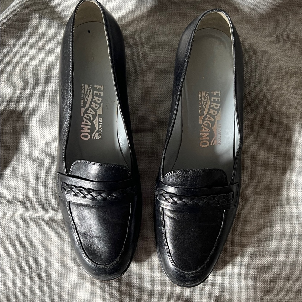 Salvatore Ferragamo Women's Classic Black Loafers